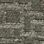 Woven gray fabric texture with irregular speckled pattern, visible knots, and a grid-like structure; label reads "swan > fabric (h) > h 641 21".